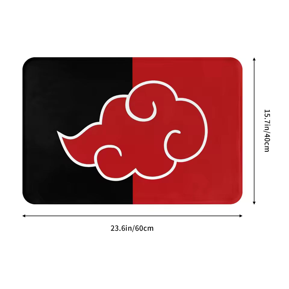 Anime Narutos Akatsuki Cloud Doormat