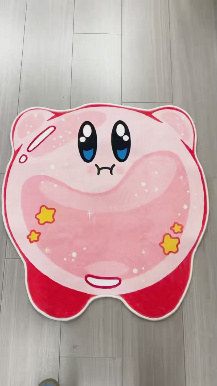 Cartoon Cute Pokemon Rug Anime Kirby Floor Rug